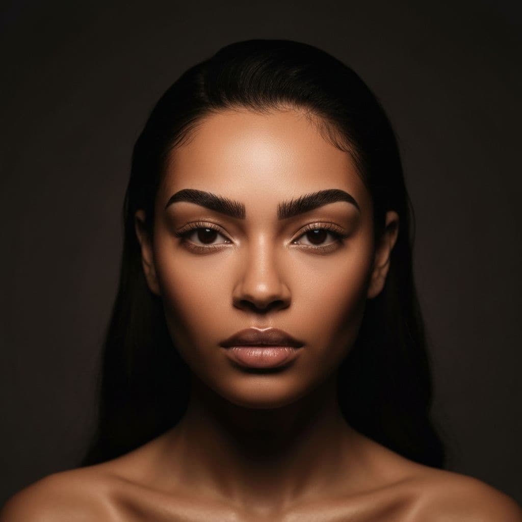 Густые брови — аккуратная форма