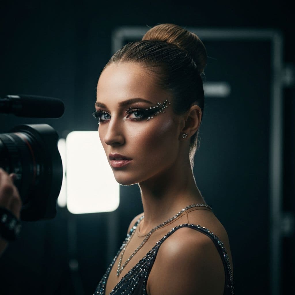 Макияж + укладка пучка